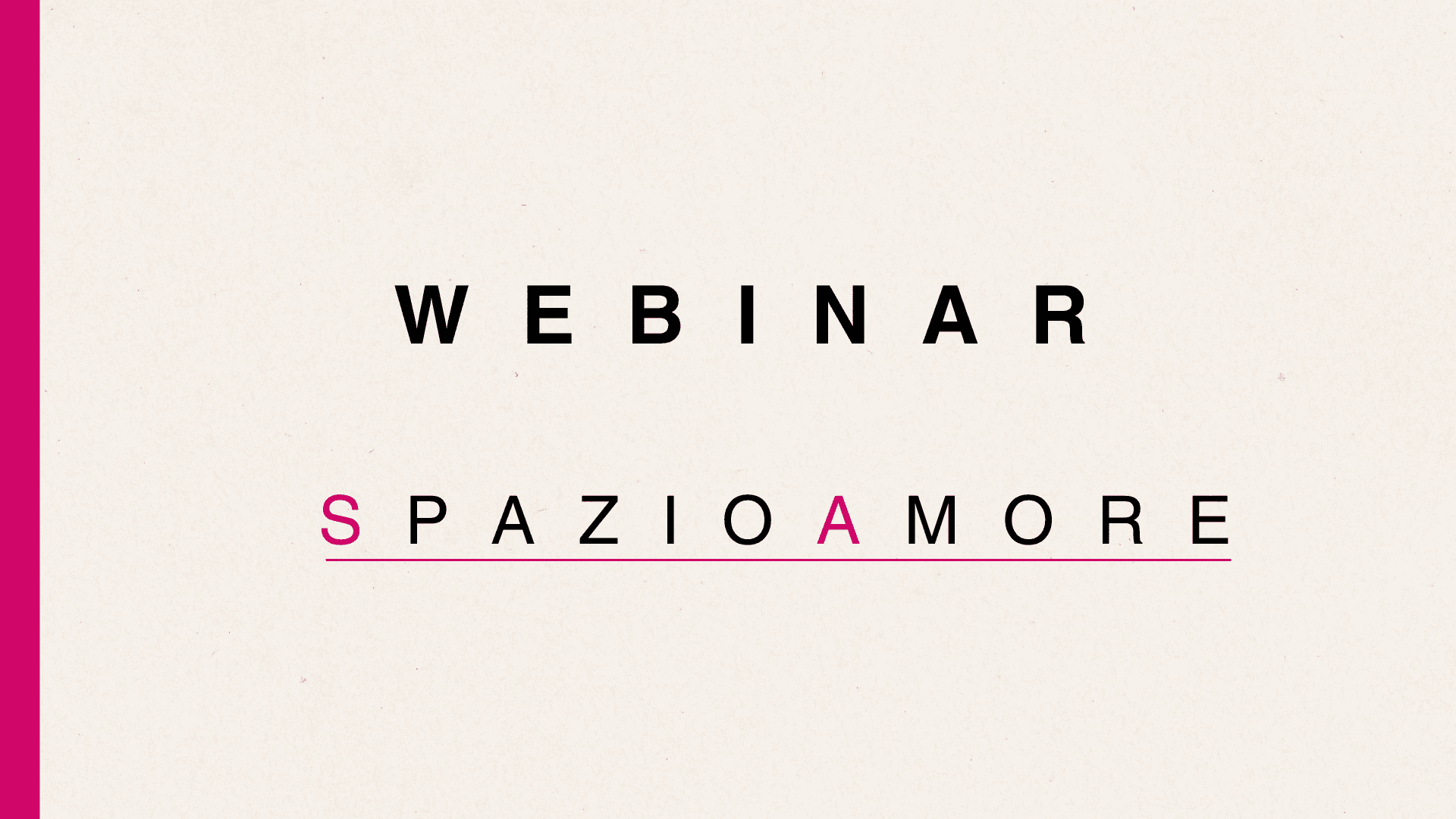 Webinar SpazioAmore