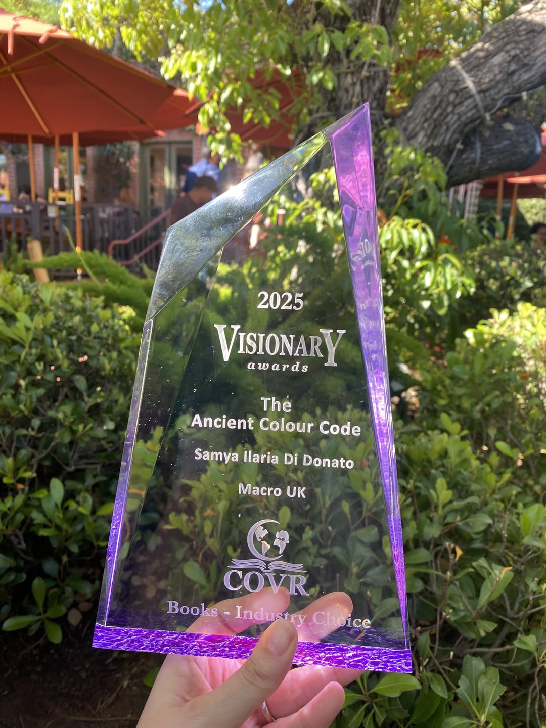 Samya Ilaria Di Donato ai Visionary Awards 2025